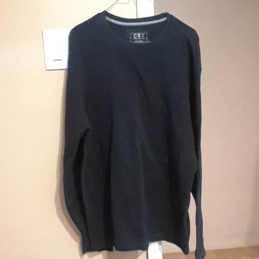 Men's Large Black Thermal